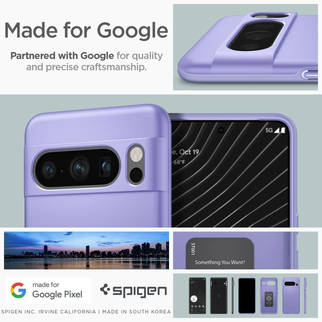 Spigen Google Pixel 8 Pro Thin Fit Awesome Violet Spigen Google Pixel 8 Pro Thin Fit Awesome Violet