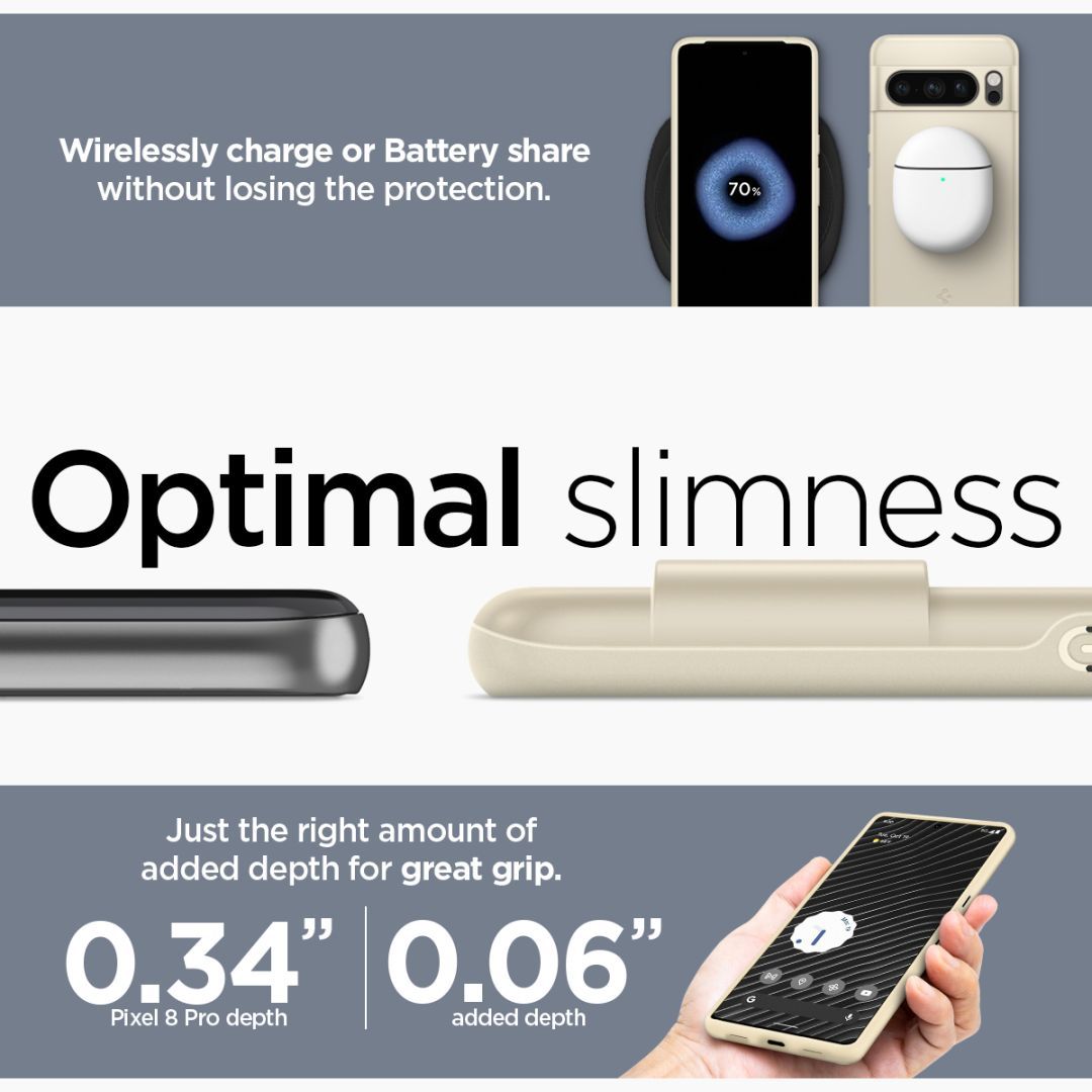 Spigen Google Pixel 8 Pro Thin Fit Mute Beige Spigen Google Pixel 8 Pro Thin Fit Mute Beige