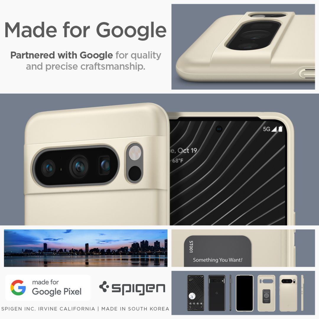 Spigen Google Pixel 8 Pro Thin Fit Mute Beige Spigen Google Pixel 8 Pro Thin Fit Mute Beige