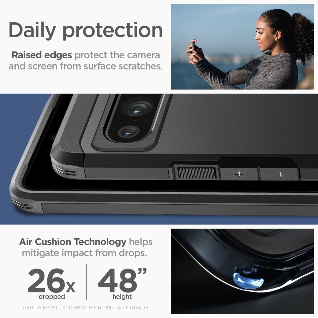 Spigen Google Pixel 8 Pro Tough Armor Black Spigen Google Pixel 8 Pro Tough Armor Black