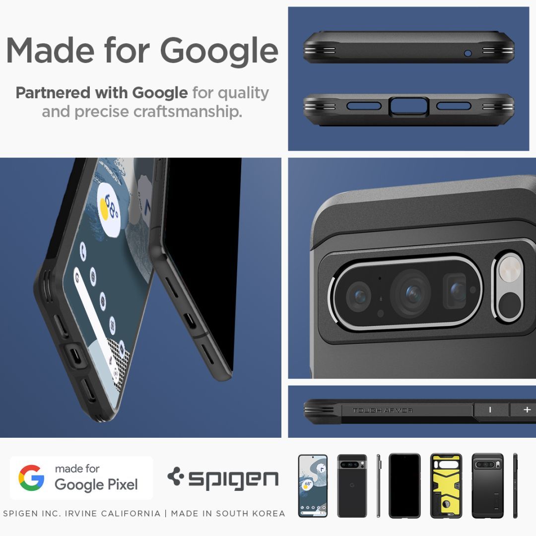 Spigen Google Pixel 8 Pro Tough Armor Black Spigen Google Pixel 8 Pro Tough Armor Black