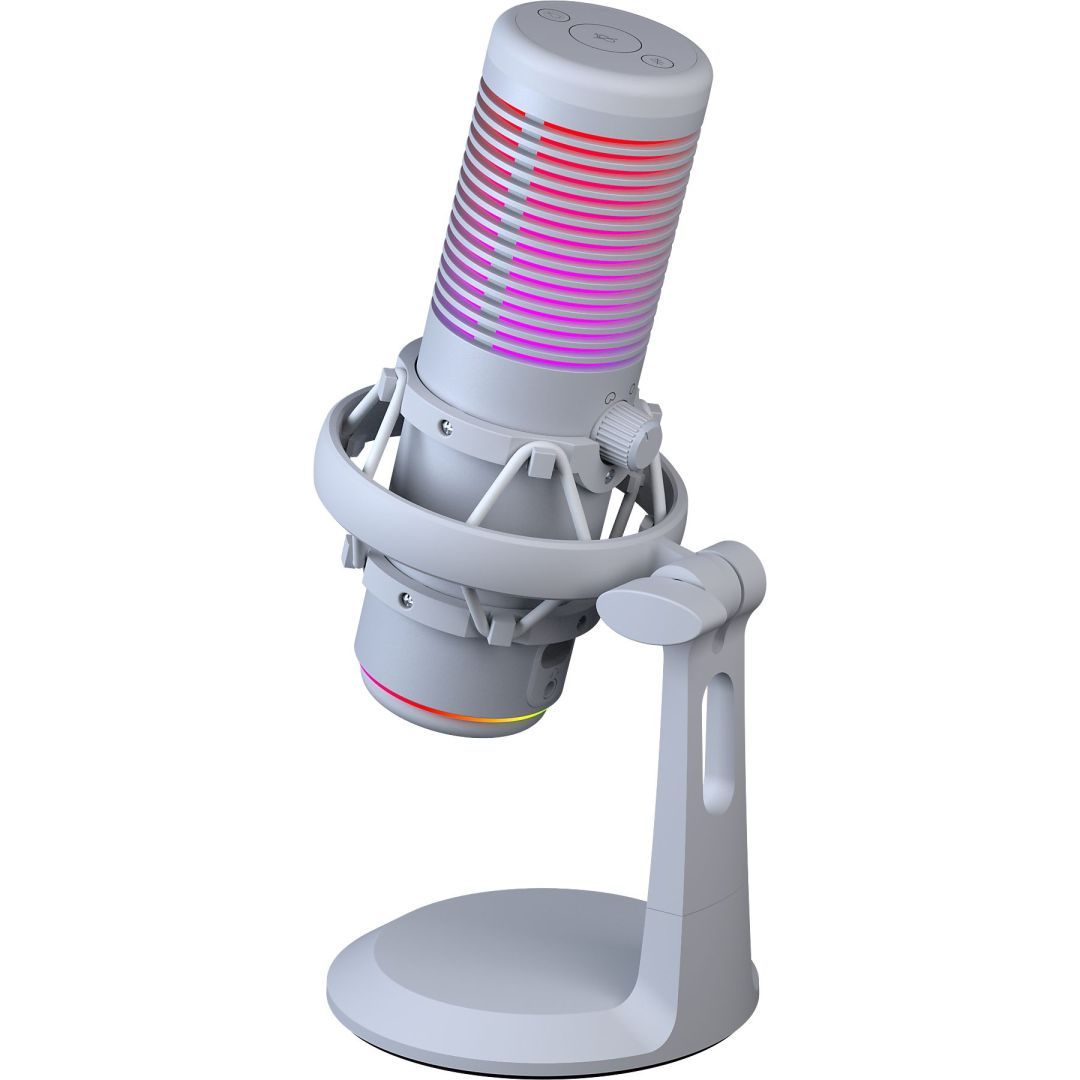 Rampage Bemol Microphone RGB White Rampage Bemol Microphone RGB White