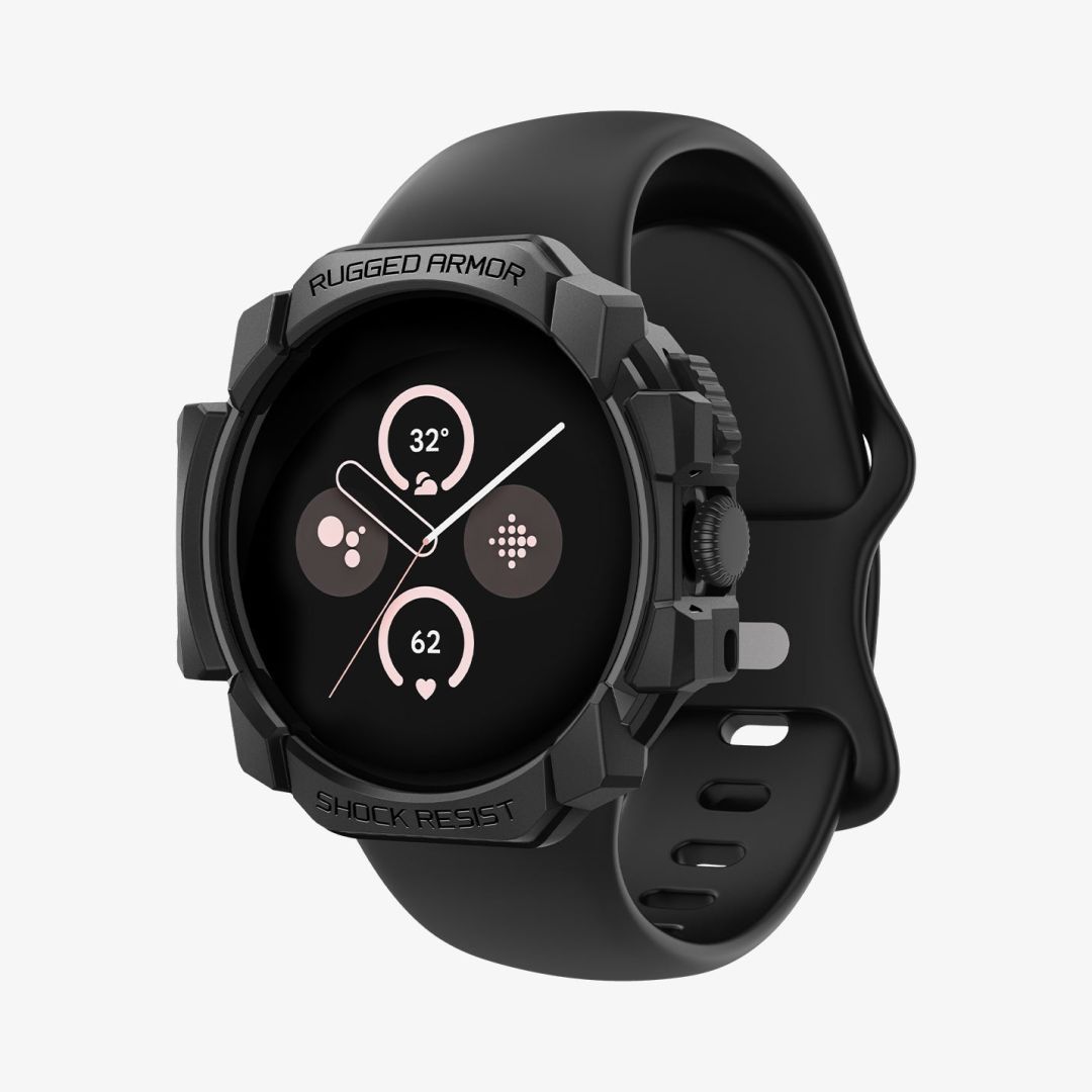 Spigen Rugged Armor Google Pixel Watch 3/2/1 (41mm) Matte Black