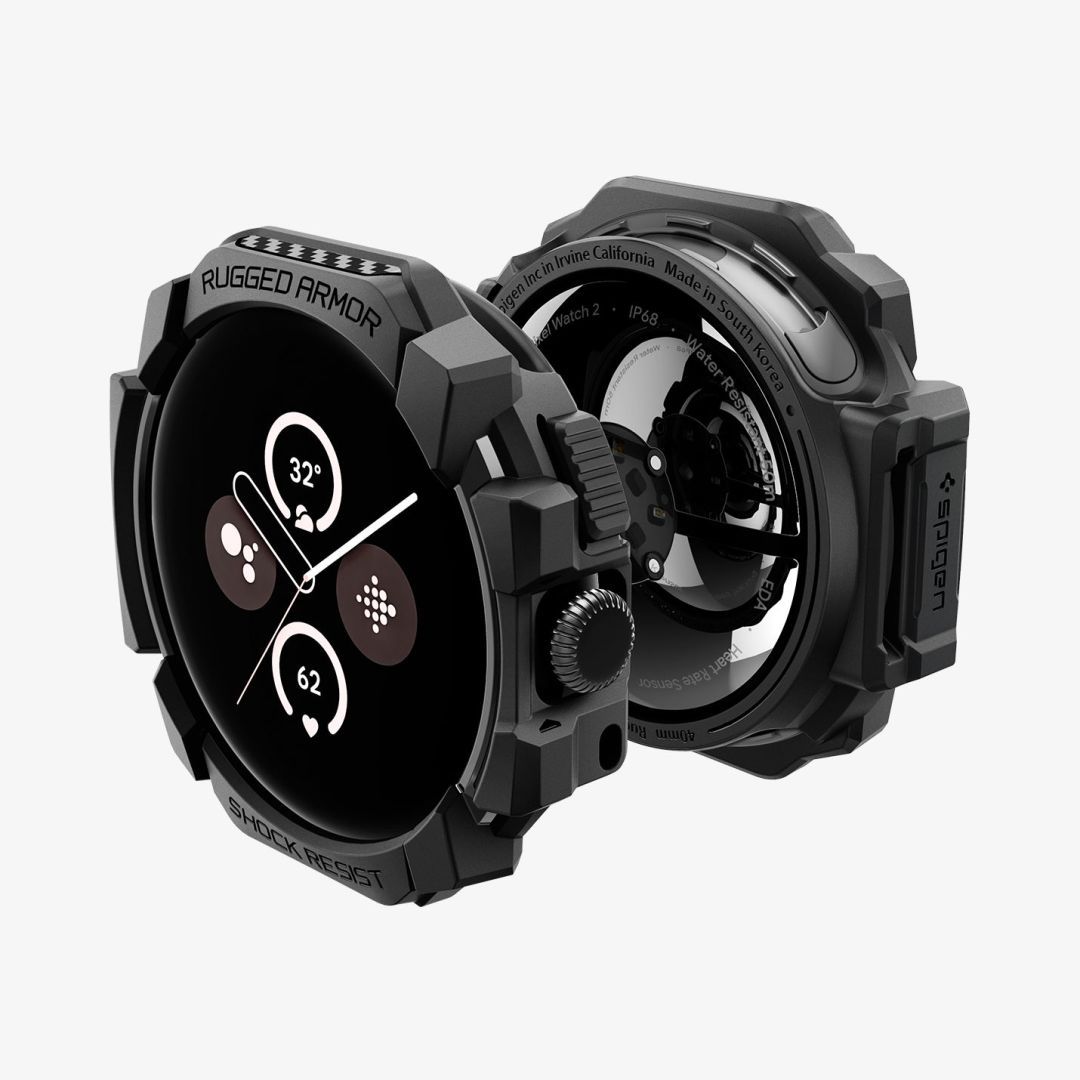 Spigen Rugged Armor Google Pixel Watch 3/2/1 (41mm) Matte Black