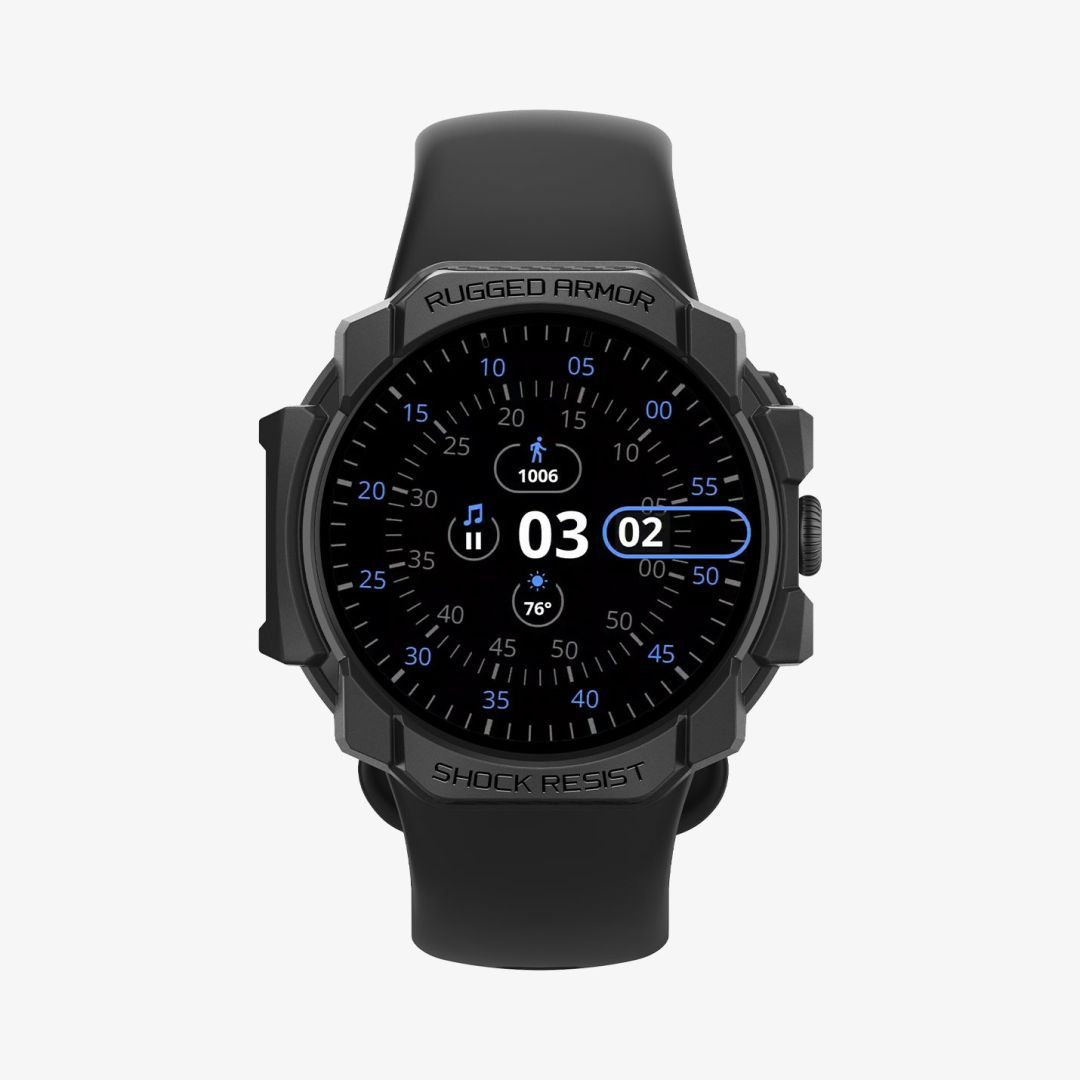 Spigen Rugged Armor Google Pixel Watch 3/2/1 (41mm) Matte Black