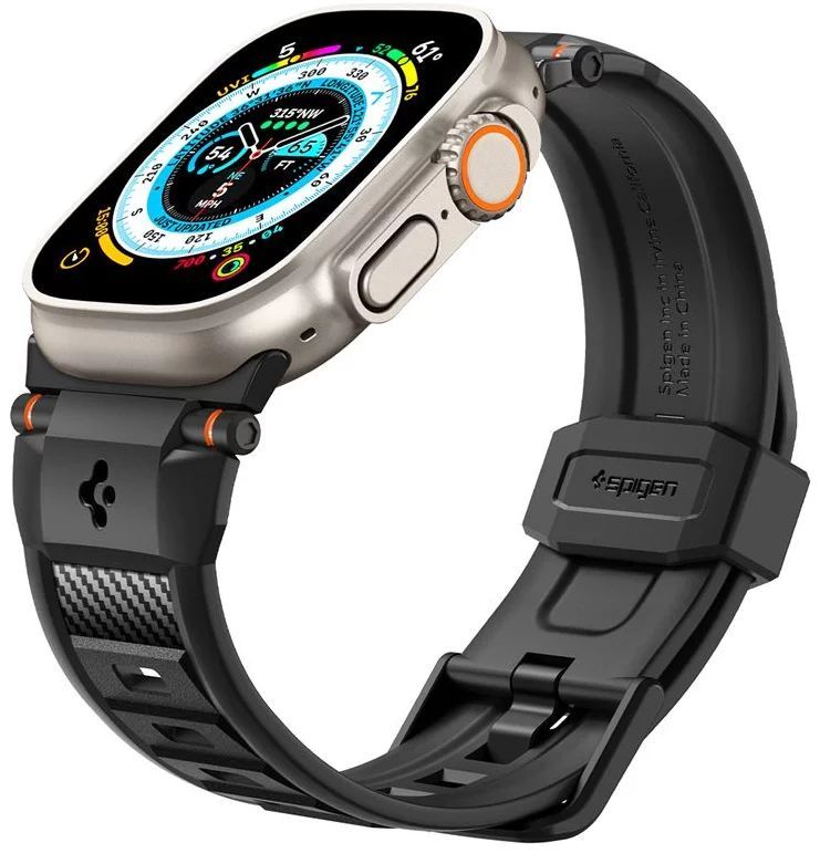 Spigen Rugged Ultra Band for Apple Watch 49mm/45mm/44mm/42mm Matte Black Spigen Rugged Ultra Band for Apple Watch 49mm/45mm/44mm/42mm Matte Black