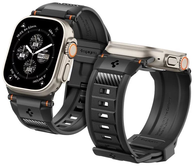 Spigen Rugged Ultra Band for Apple Watch 49mm/45mm/44mm/42mm Matte Black Spigen Rugged Ultra Band for Apple Watch 49mm/45mm/44mm/42mm Matte Black