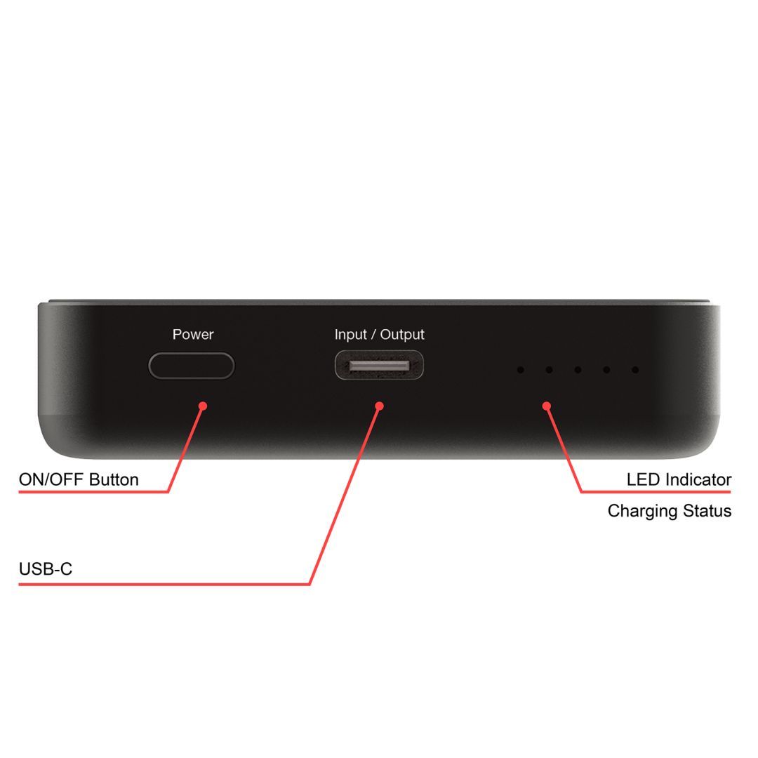 Verbatim Charge "n" Go Essentials 10000mAh PowerBank Black