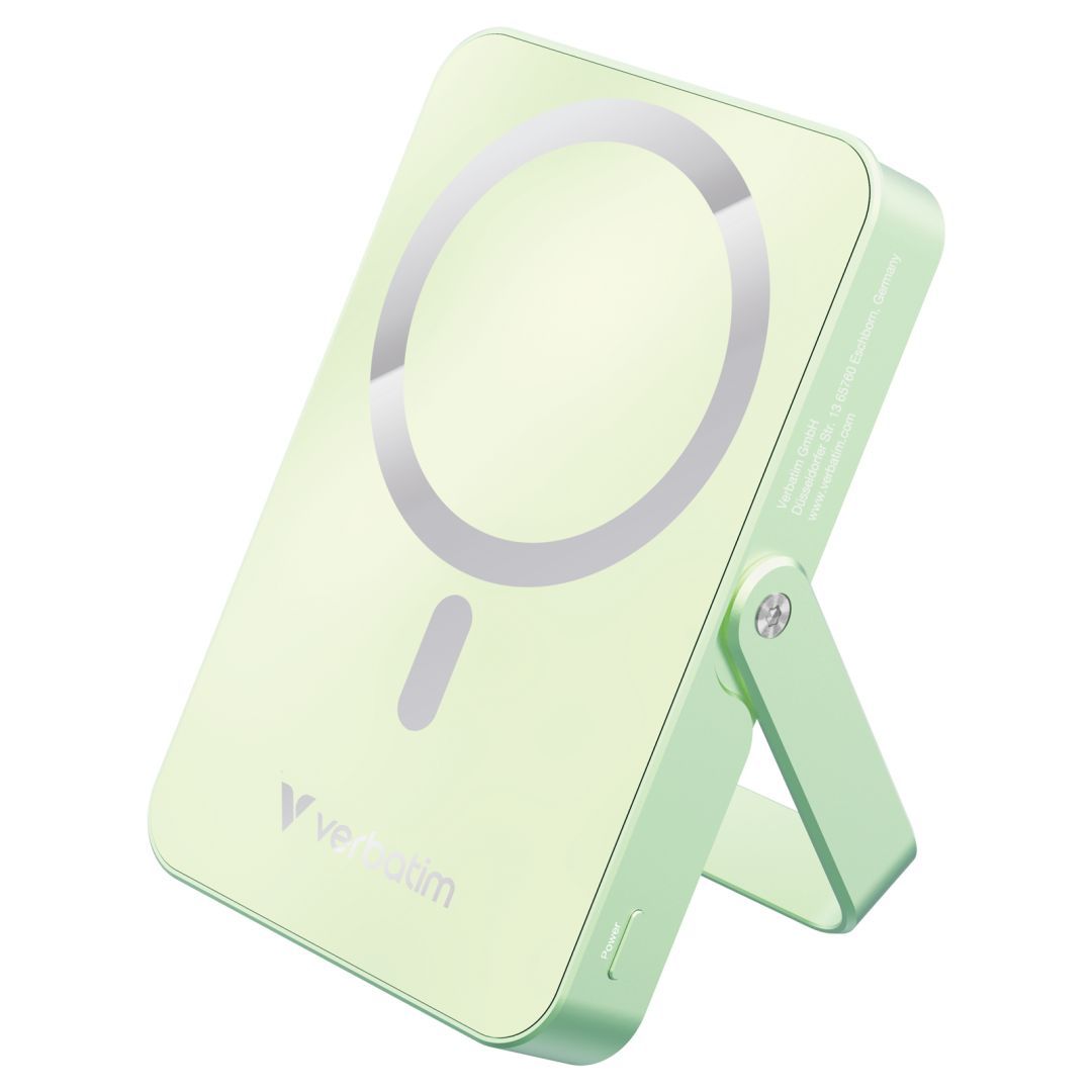 Verbatim Charge "n" Go PowerBank with Stand 10000mAh PowerBank Green