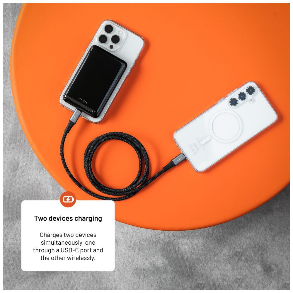 FIXED MagZen 10 Pro Qi2 standard 10000mAh PowerBank fekete