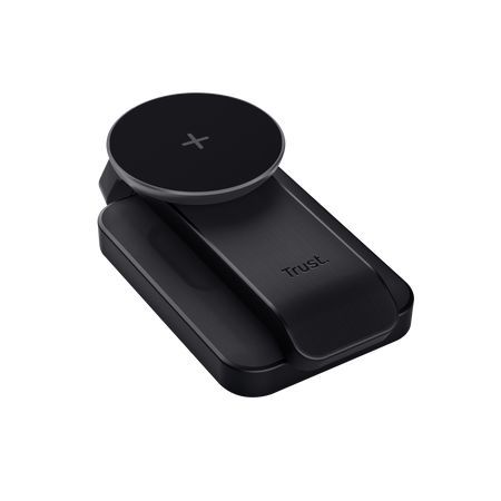Trust Viro 3-in-1 Wireless Magnetic Charge Stand Black Trust Viro 3-in-1 Wireless Magnetic Charge Stand Black