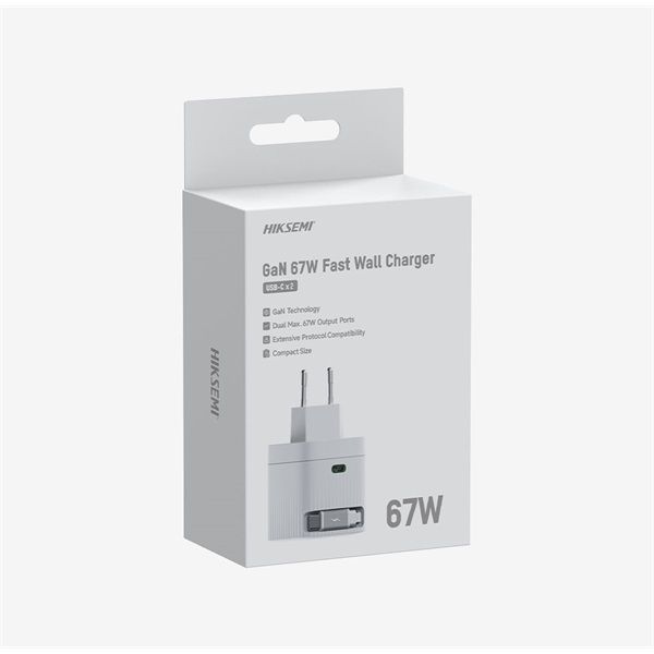 HikSEMI 67W Wall Charger White HikSEMI 67W Wall Charger White