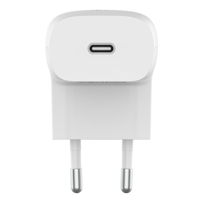 Belkin BoostCharge 20W USB-C Adapter with USB-C - Lightning Cable White