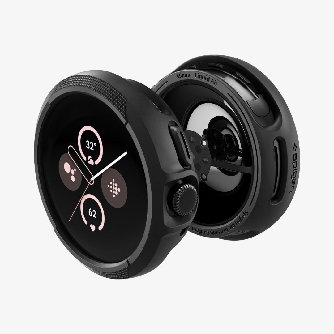 Spigen Liquid Air Google Pixel Watch 3 (45mm) Matte Black