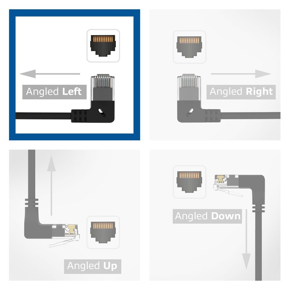 ACT CAT6A U-UTP Patch Cable 5m Black ACT CAT6A U-UTP Patch Cable 5m Black