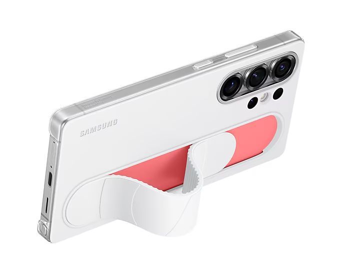 Samsung Galaxy S25 Ultra Standing Grip Case White Samsung Galaxy S25 Ultra Standing Grip Case White
