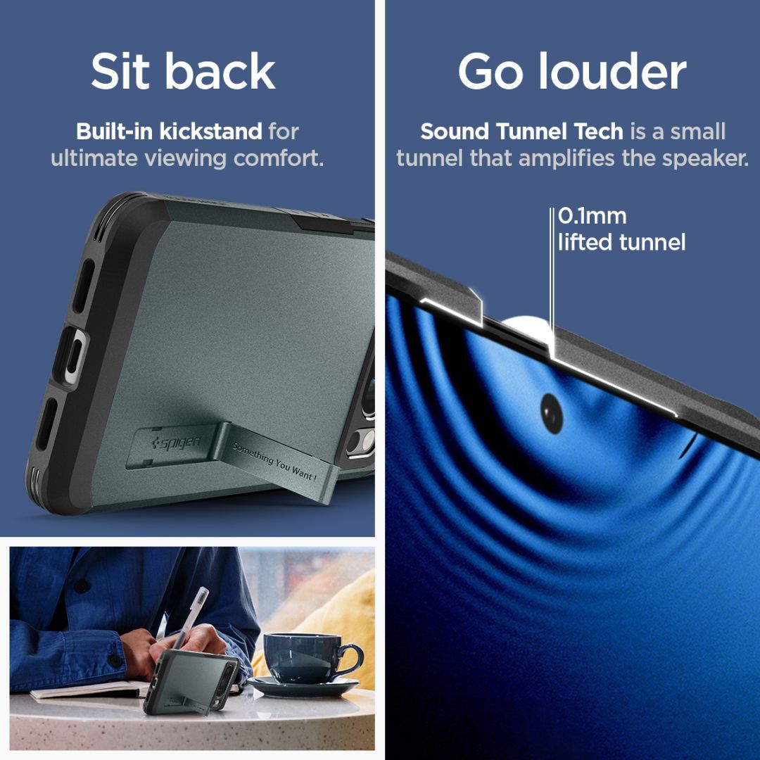 Spigen Google Pixel 8 Pro Tough Armor Abyss Green Spigen Google Pixel 8 Pro Tough Armor Abyss Green