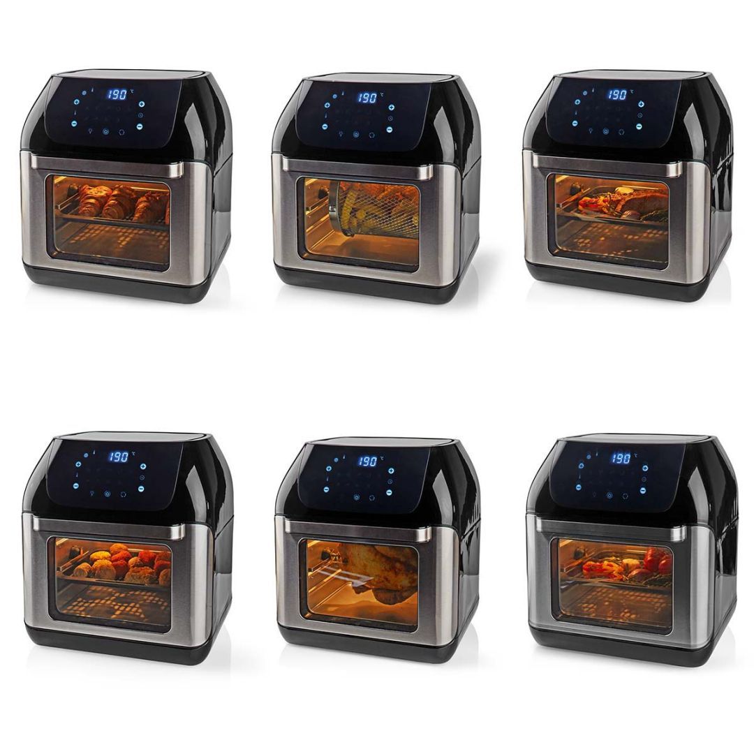 Nedis KAAFO300EBK Hot Air Fryer 12L Black Nedis KAAFO300EBK Hot Air Fryer 12L Black