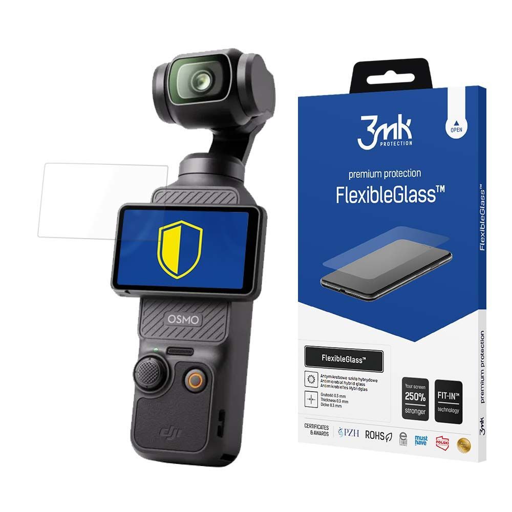 3mk FlexibleGlass hibrid üvegfólia 7H DJI Osmo Pocket 3 3mk FlexibleGlass hibrid üvegfólia 7H DJI Osmo Pocket 3