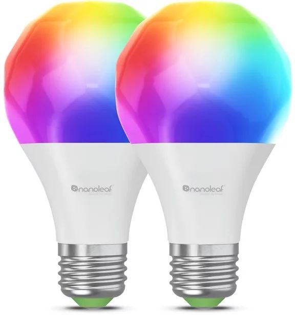 Nanoleaf Matter Wi-Fi A19 Smart E27 Bulb 2PK