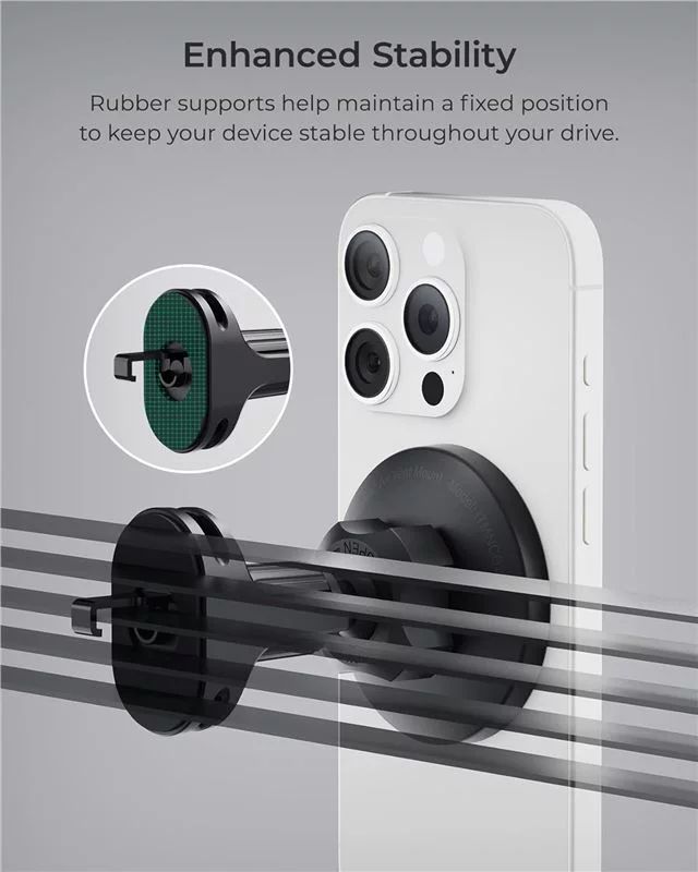 iOttie iTap 3 MagSafe Air Vent Mount with Magnetic Ring Adapter