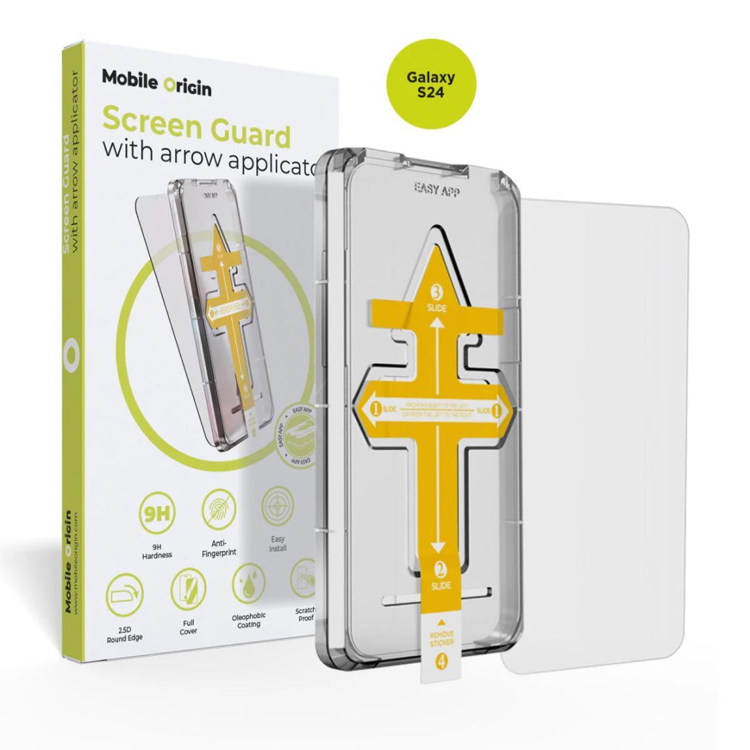 Mobile Origin Screen Guard with arrow applicator Galaxy S24