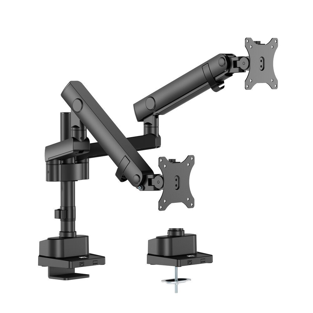 ACT AC8328 Dual monitor arm office solid pro, with mechanical spring ACT AC8328 Dual monitor arm office solid pro, with mechanical spring