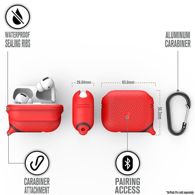 Catalyst Waterproof Premium, red - AirPods Pro Catalyst Waterproof Premium, red - AirPods Pro
