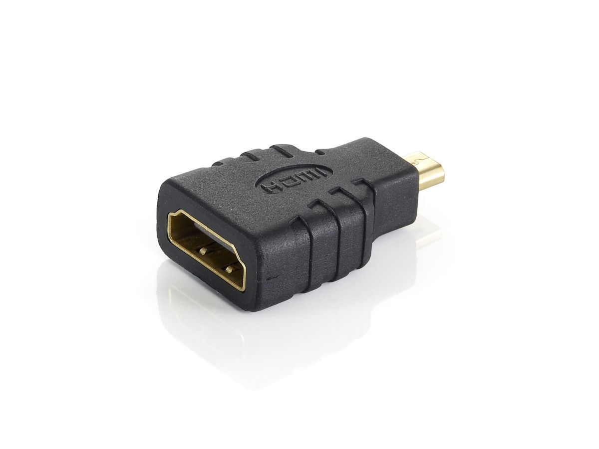 EQuip microHDMI to HDMI Adapter Black EQuip microHDMI to HDMI Adapter Black