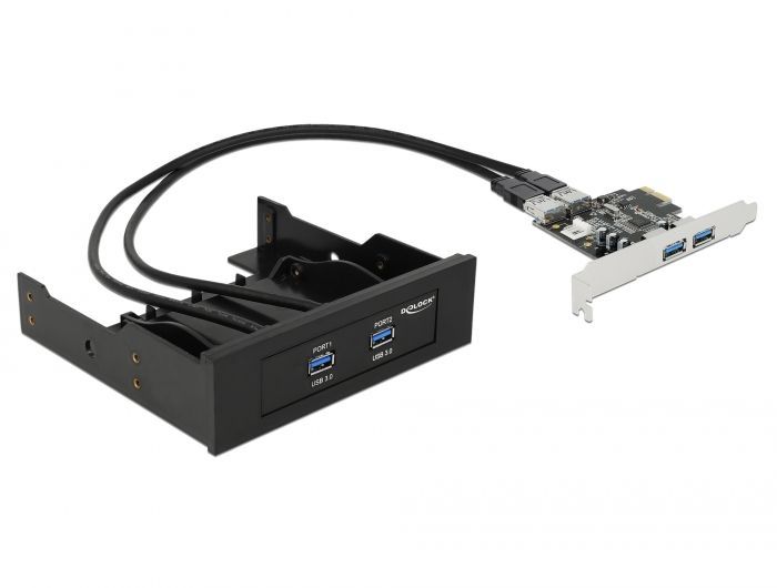 DeLock Front Panel 2xUSB 3.0 + PCI Express Card 2x USB 3.0 DeLock Front Panel 2xUSB 3.0 + PCI Express Card 2x USB 3.0