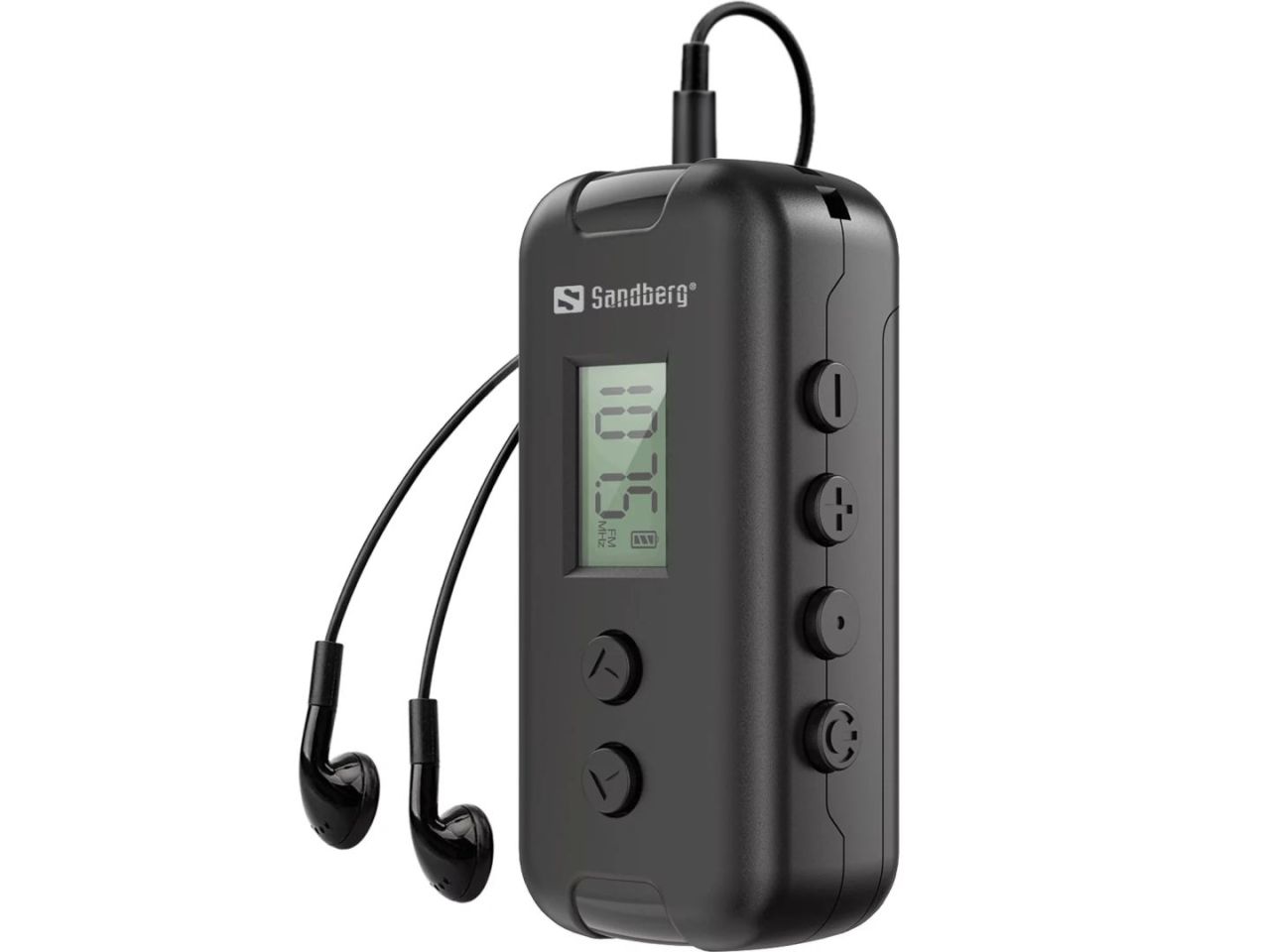 Sandberg Pocket Radio FM for AAA battery Black