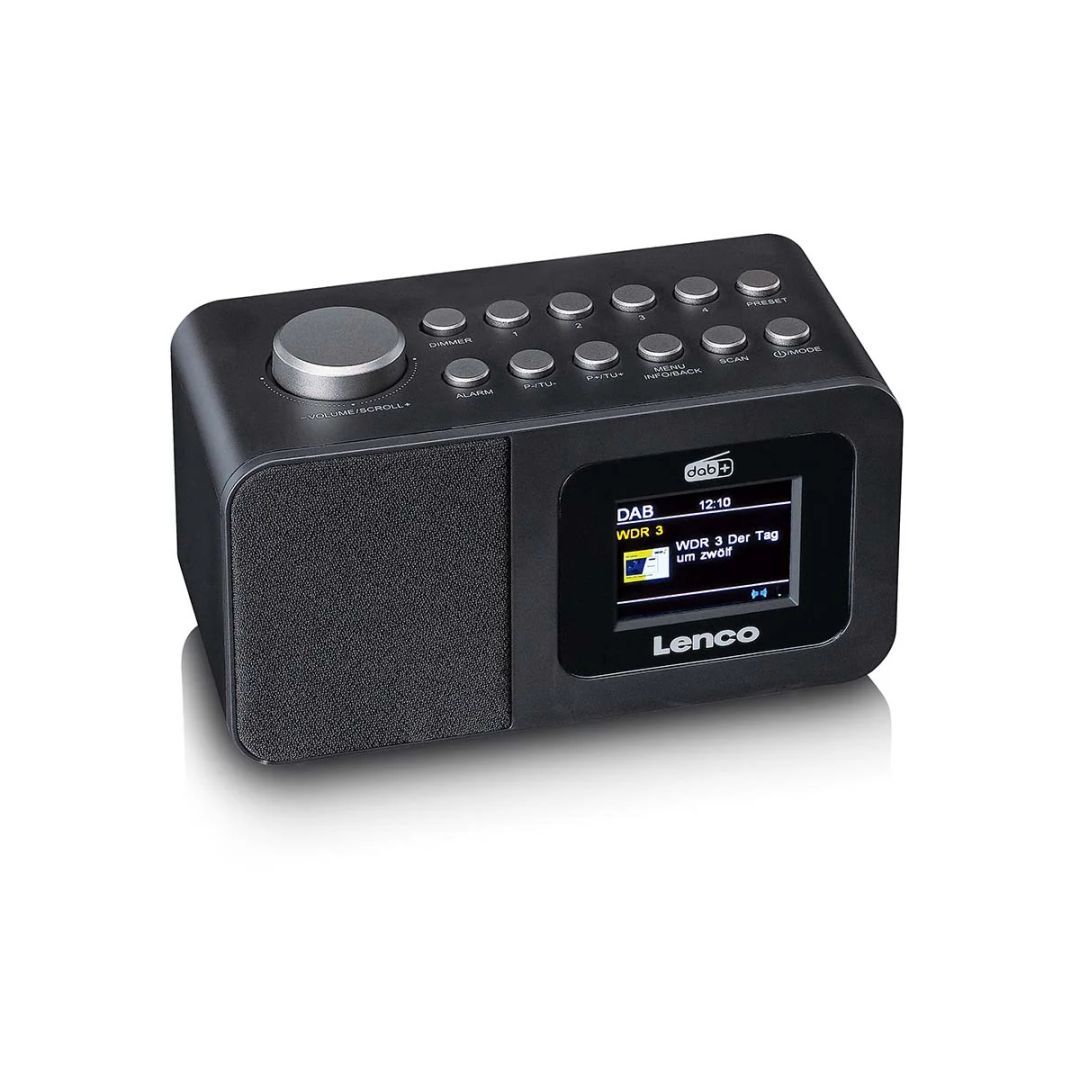 Lenco CR-625BK FM Clock Radio with Bluetooth and wireless charging Black Lenco CR-625BK FM Clock Radio with Bluetooth and wireless charging Black