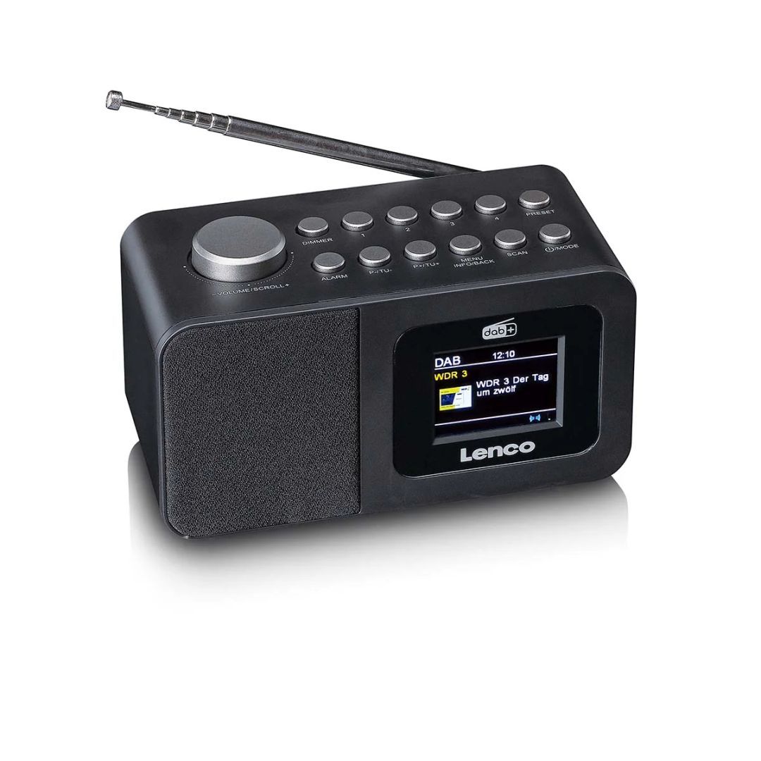 Lenco CR-625BK FM Clock Radio with Bluetooth and wireless charging Black Lenco CR-625BK FM Clock Radio with Bluetooth and wireless charging Black