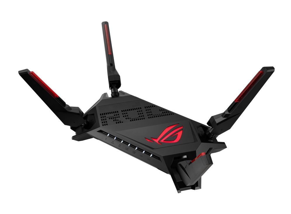 Asus ROG Rapture GT-AX6000 Dual-Band WiFi 6 Gaming Router Black Asus ROG Rapture GT-AX6000 Dual-Band WiFi 6 Gaming Router Black