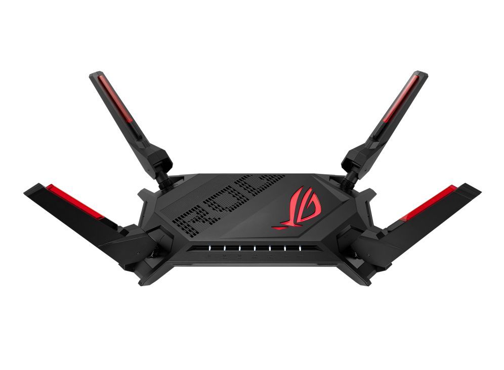 Asus ROG Rapture GT-AX6000 Dual-Band WiFi 6 Gaming Router Black Asus ROG Rapture GT-AX6000 Dual-Band WiFi 6 Gaming Router Black