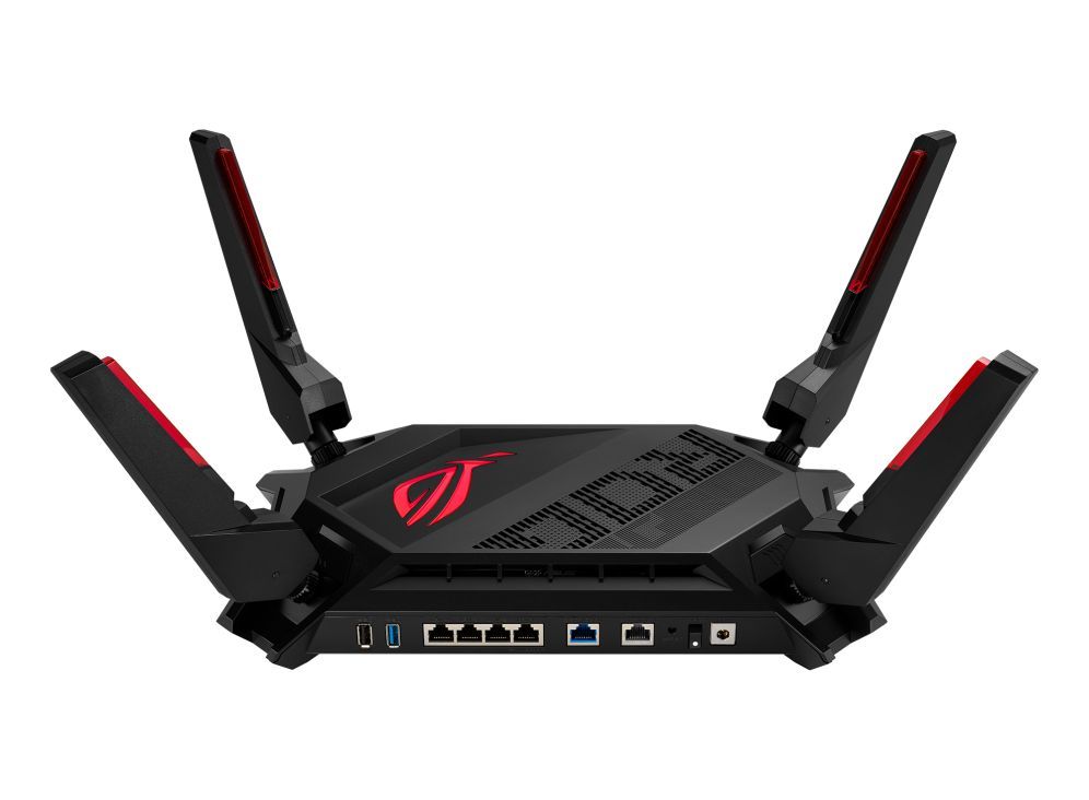 Asus ROG Rapture GT-AX6000 Dual-Band WiFi 6 Gaming Router Black Asus ROG Rapture GT-AX6000 Dual-Band WiFi 6 Gaming Router Black