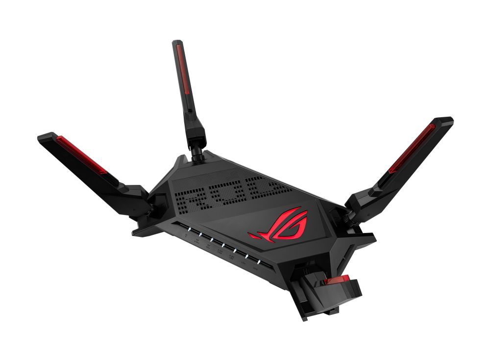 Asus ROG Rapture GT-AX6000 Dual-Band WiFi 6 Gaming Router Black Asus ROG Rapture GT-AX6000 Dual-Band WiFi 6 Gaming Router Black