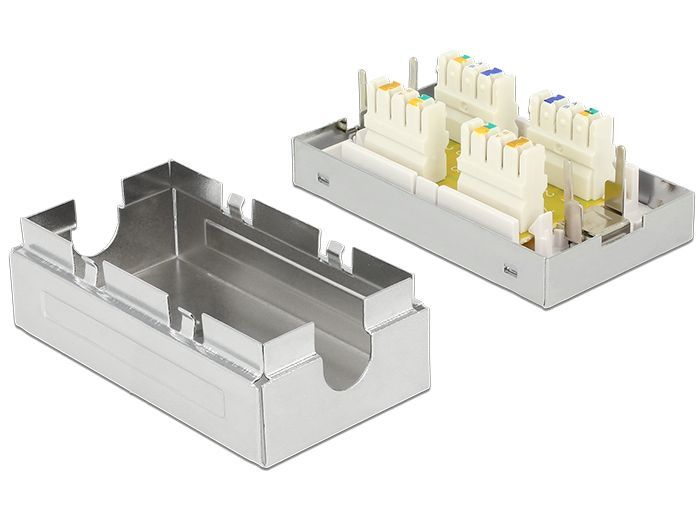 DeLock Junction Box for network cable Cat.6 LSA STP