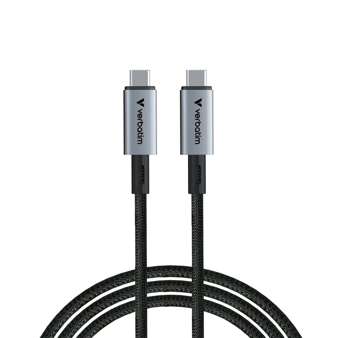 Verbatim Sync & Charge USB4 240W Cable 1,2m Black Verbatim Sync & Charge USB4 240W Cable 1,2m Black