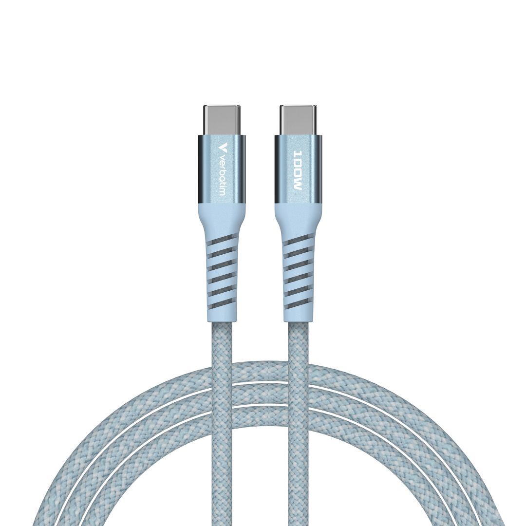 Verbatim Sync&Charge USB-C/USB-C 100W Magnetic cable 1,2m Blue Verbatim Sync&Charge USB-C/USB-C 100W Magnetic cable 1,2m Blue