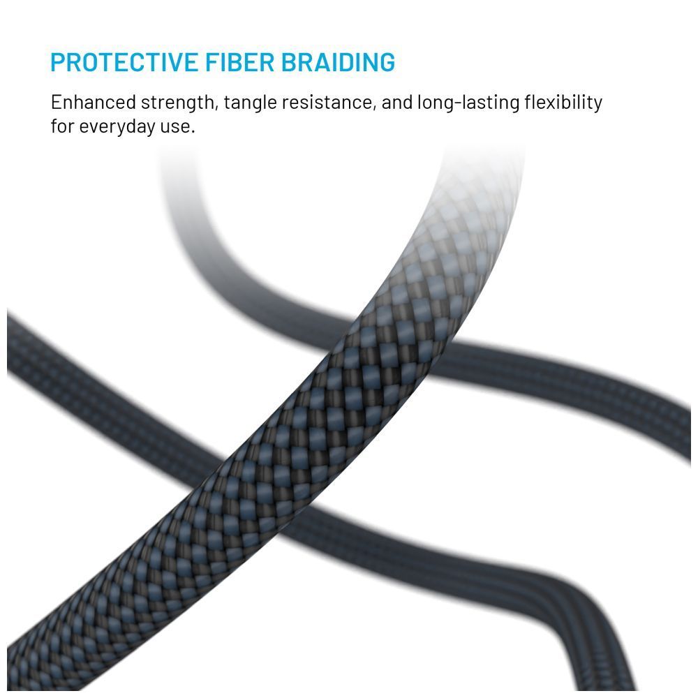 FIXED Magnetic Braided Cable USB-C/USB-C, 1,2m USB2.0 240W Gray FIXED Magnetic Braided Cable USB-C/USB-C, 1,2m USB2.0 240W Gray