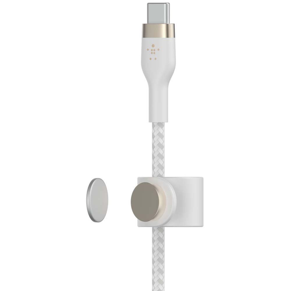 Belkin BoostCharge Pro Flex USB-C to USB-C Cable 2m White