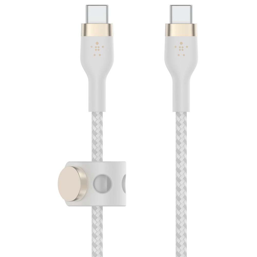 Belkin BoostCharge Pro Flex USB-C to USB-C Cable 2m White