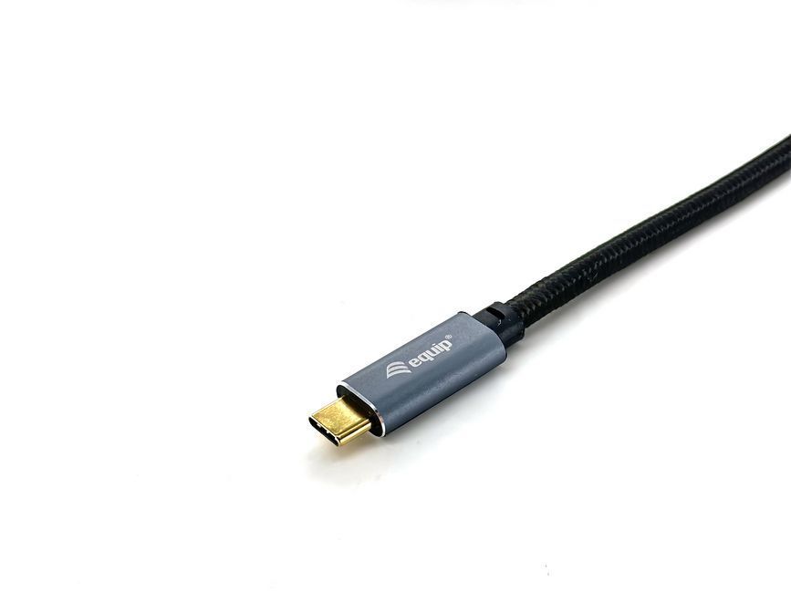 EQuip USB-C 3.2 Gen2 to USB-C 100W cable 2m Black EQuip USB-C 3.2 Gen2 to USB-C 100W cable 2m Black