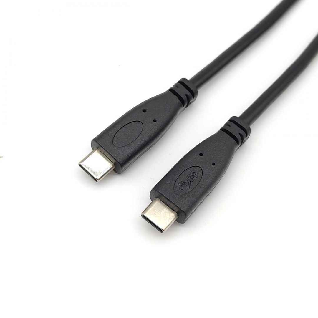 EQuip USB-C 2.0 to USB-C cable 2m Black EQuip USB-C 2.0 to USB-C cable 2m Black