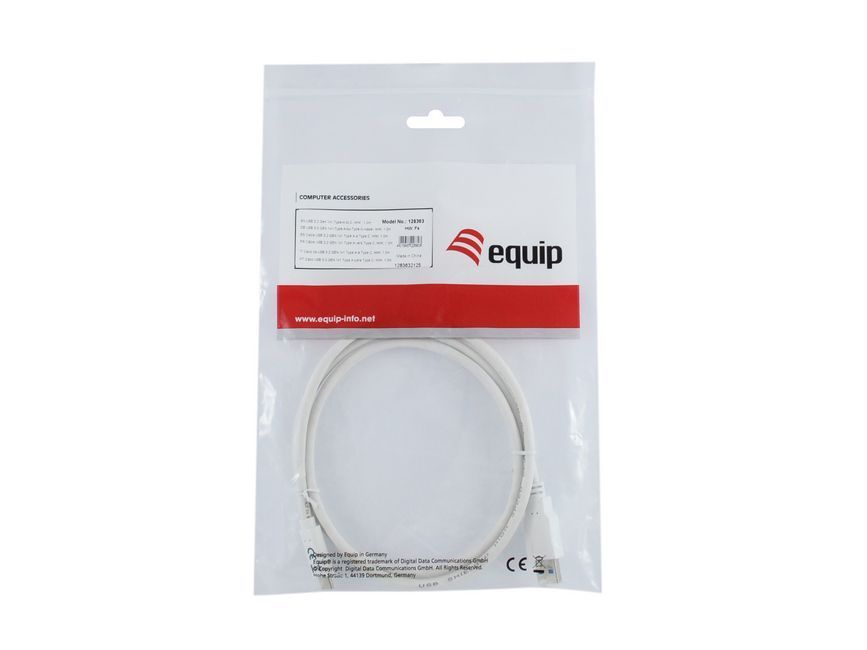EQuip USB-C 3.2 Gen1 to USB-A cable 2m White EQuip USB-C 3.2 Gen1 to USB-A cable 2m White
