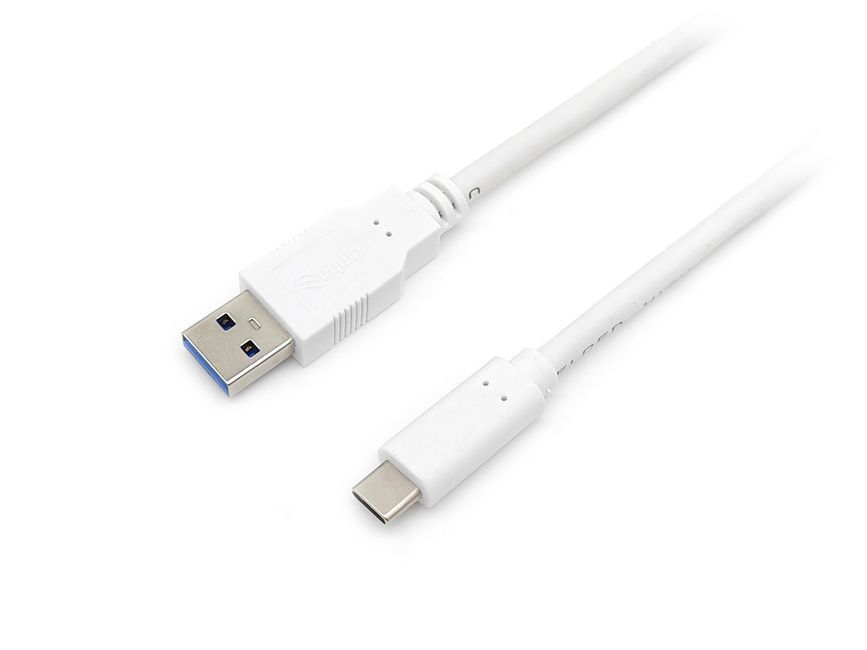 EQuip USB-C 3.2 Gen1 to USB-A cable 2m White EQuip USB-C 3.2 Gen1 to USB-A cable 2m White