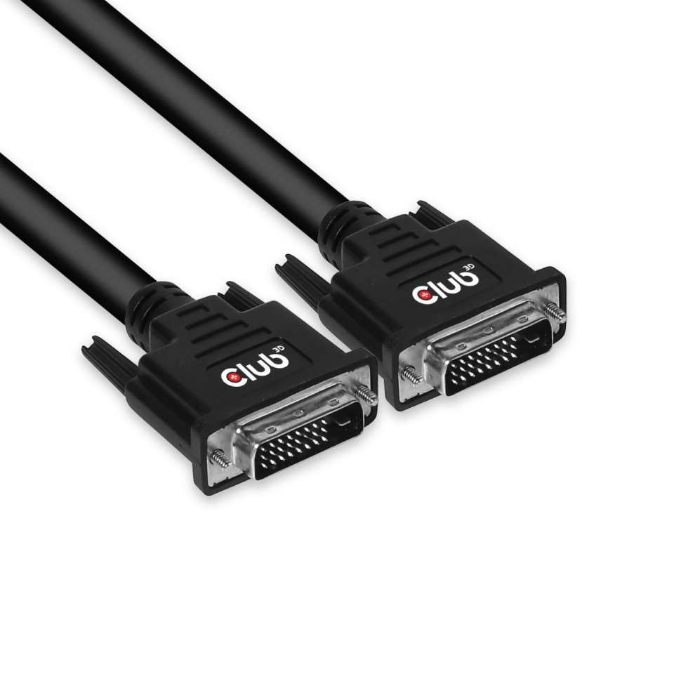 Club3D DVI-D (Dual Link) Bidirectional cable 10m Black Club3D DVI-D (Dual Link) Bidirectional cable 10m Black