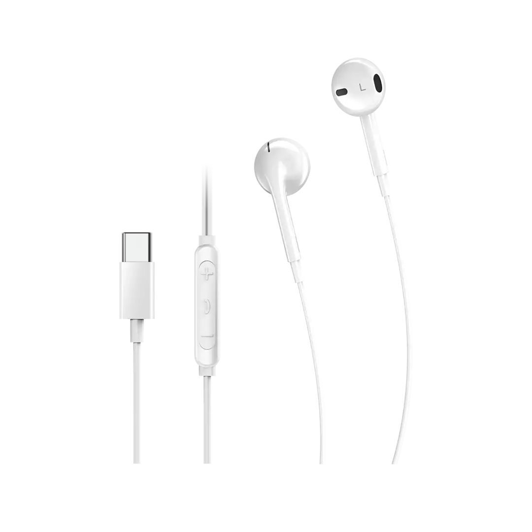 Genius HS-M365 USB-C Wired Headset White