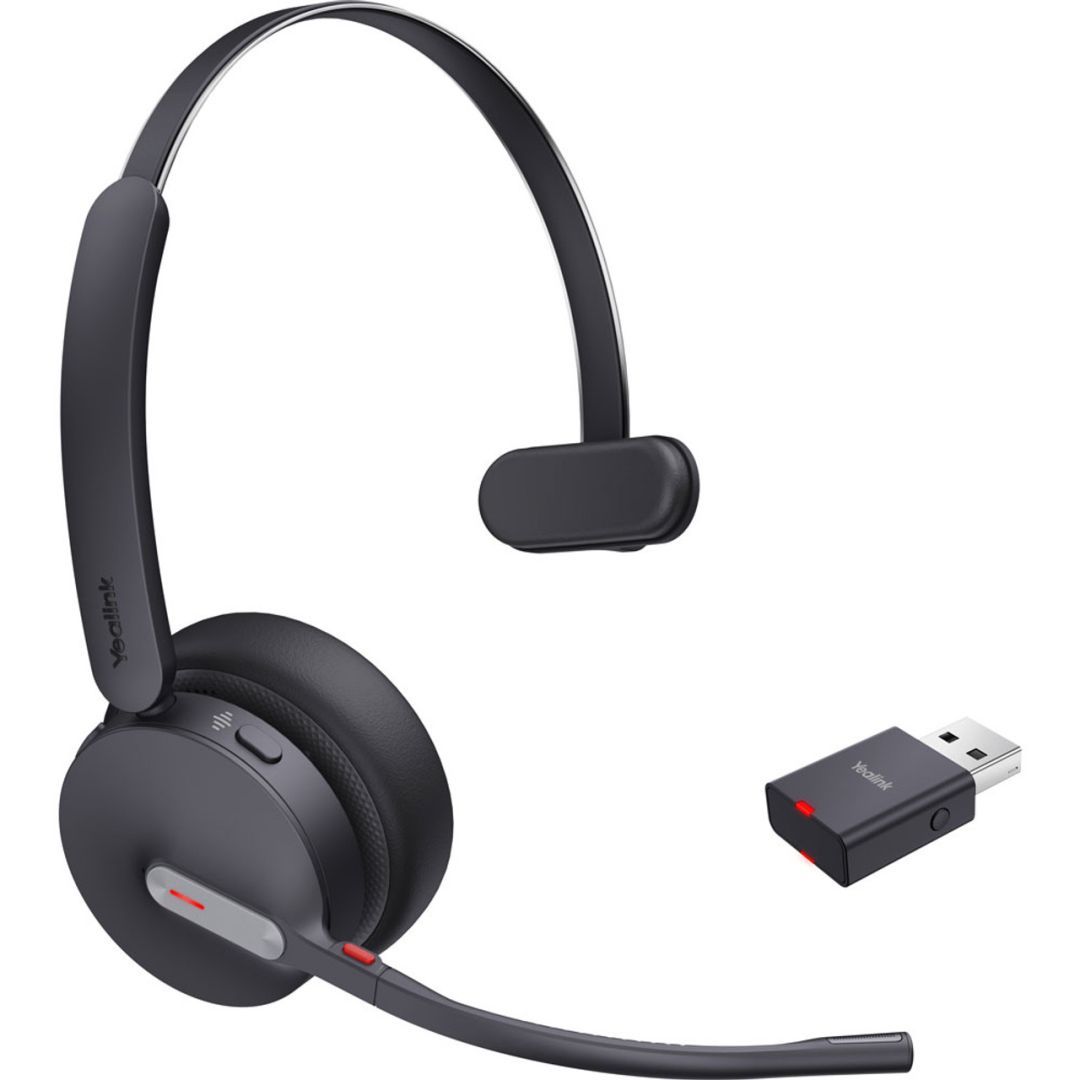 Yealink WH64 Hybrid Mono UC Wireless Bluetooth Headset Black Yealink WH64 Hybrid Mono UC Wireless Bluetooth Headset Black